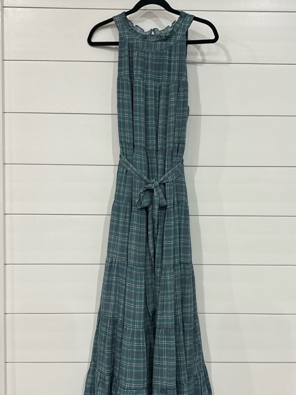 Torrid Lindsay Tiered Plaid Maxi Dress